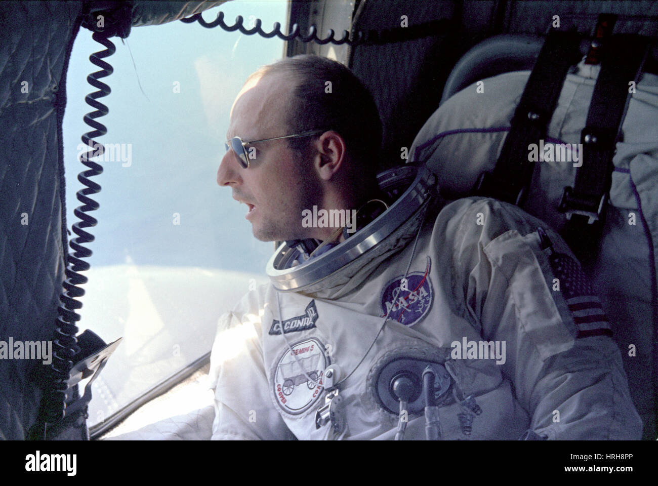 "L'astronaute" Pete Conrad Banque D'Images