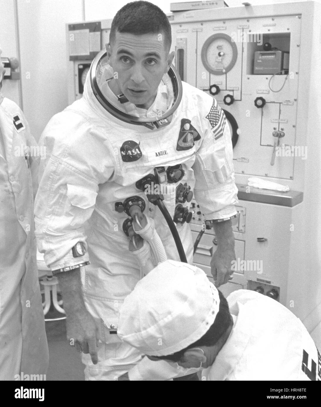 L'astronaute Apollo 8 William Anders Banque D'Images