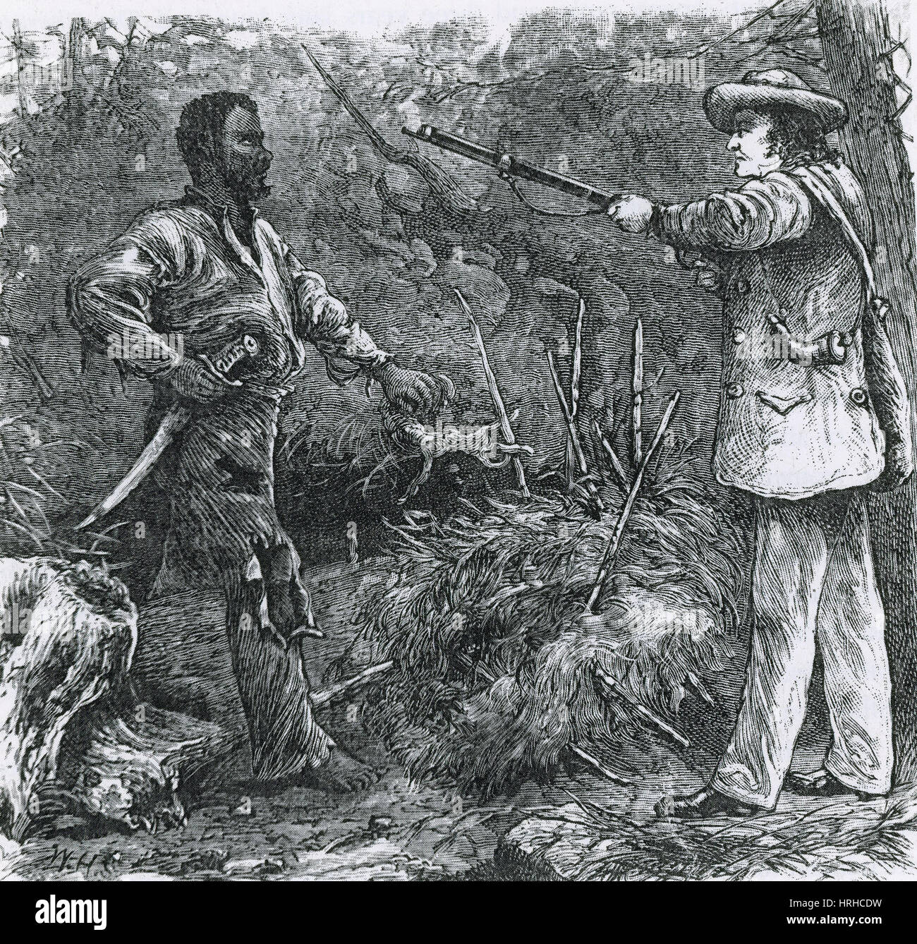 Capture de Nat Turner, American Rebel Banque D'Images