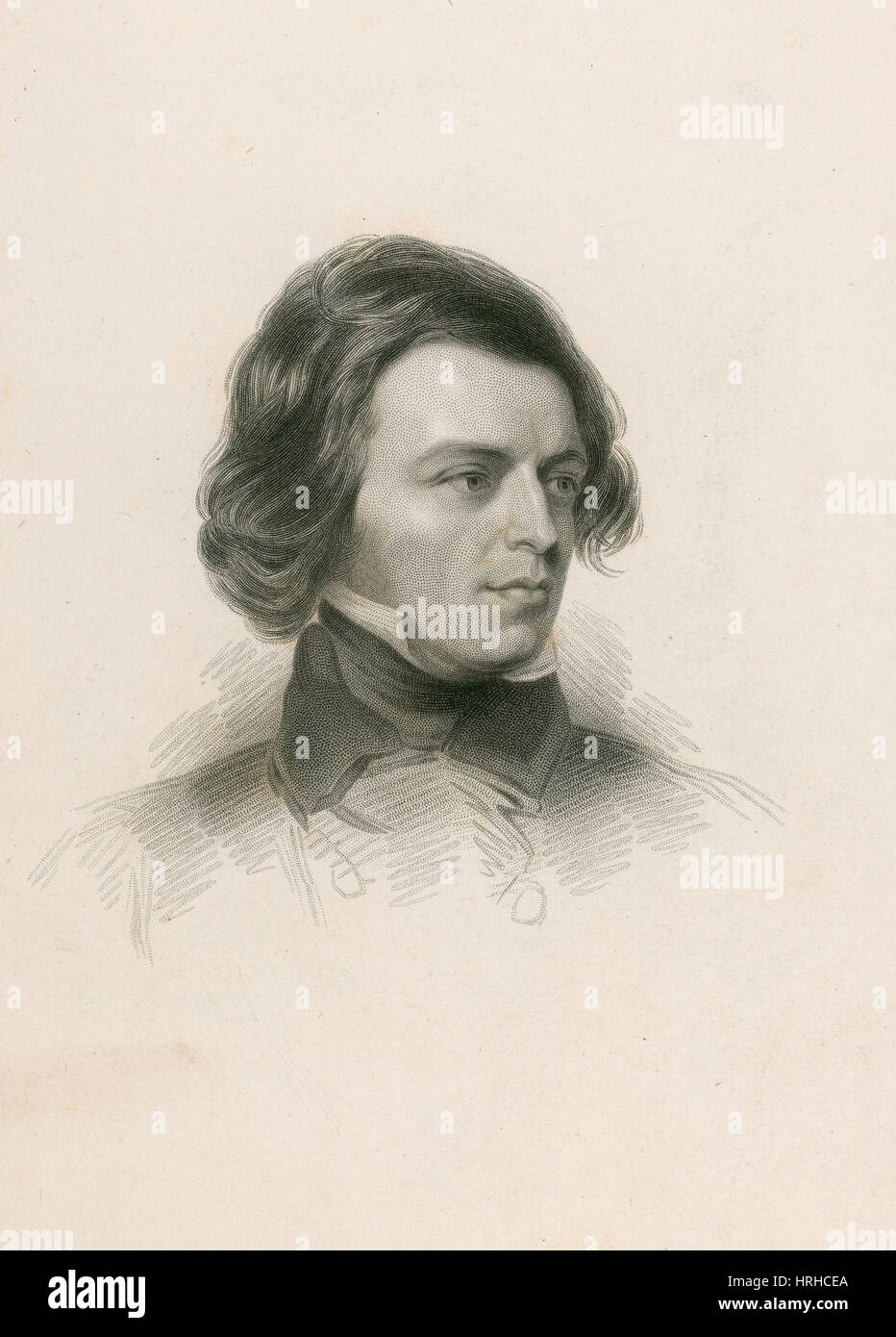 Alfred, Lord Tennyson, poète officiel en anglais Banque D'Images