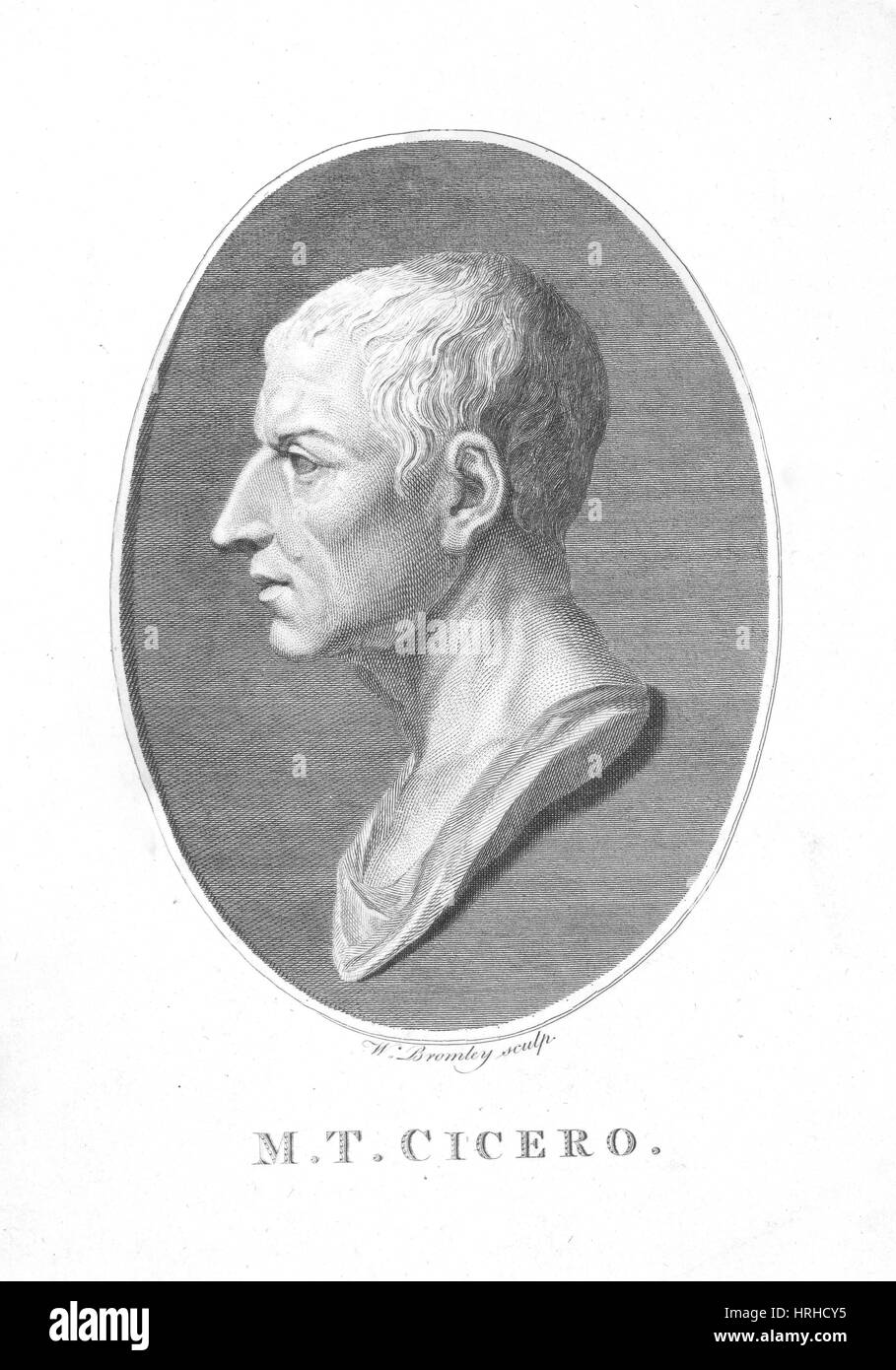 Cicéron, philosophe romain Banque D'Images