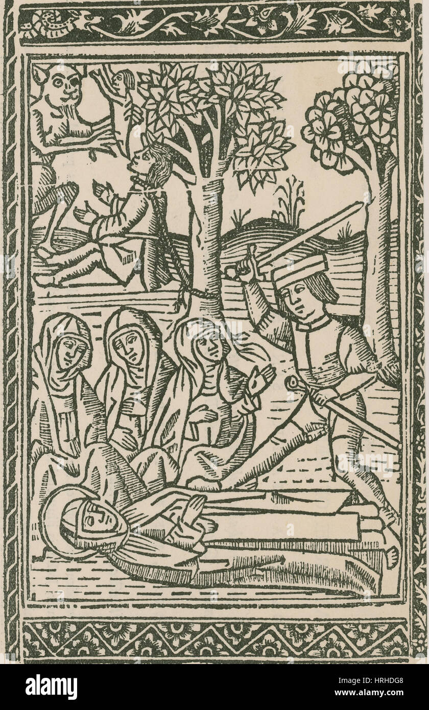 Sainte Catherine, philosophe et théologien Italien Banque D'Images