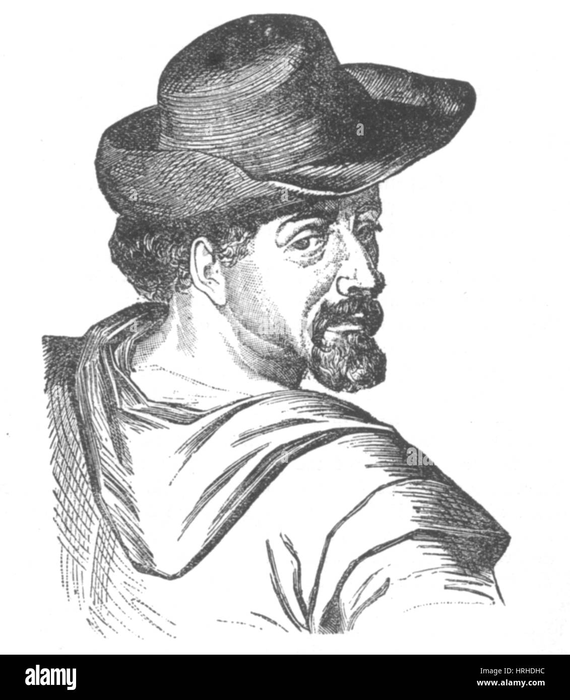 Miguel de Cervantes, auteur espagnol Banque D'Images