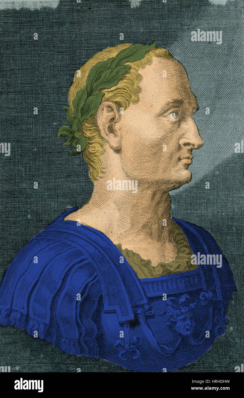 Jules César, général et homme d'état Romain Banque D'Images