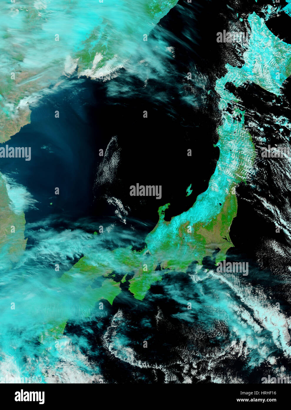 Nord-est du Japon après le Tsunami Banque D'Images