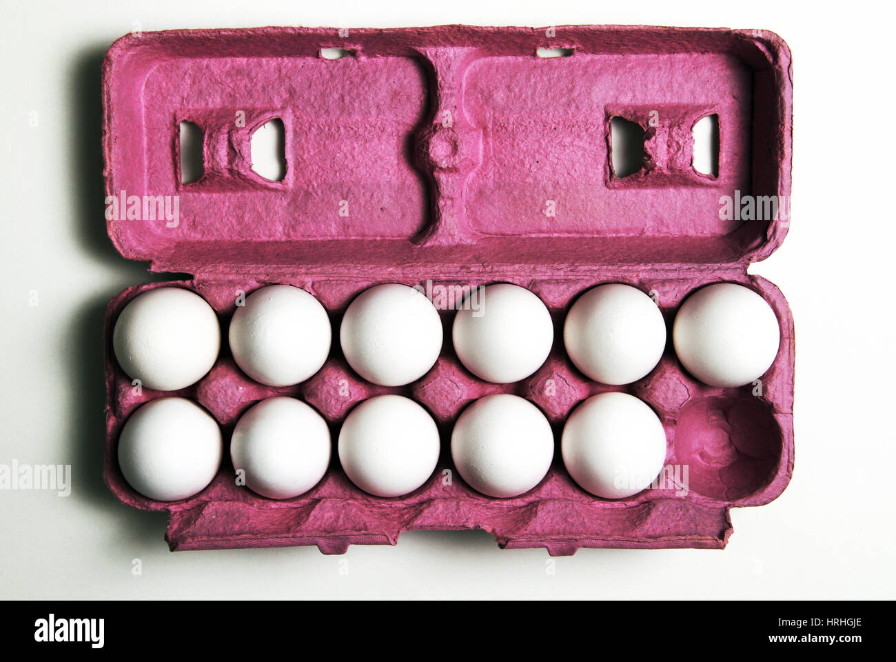 11 œufs Banque D'Images