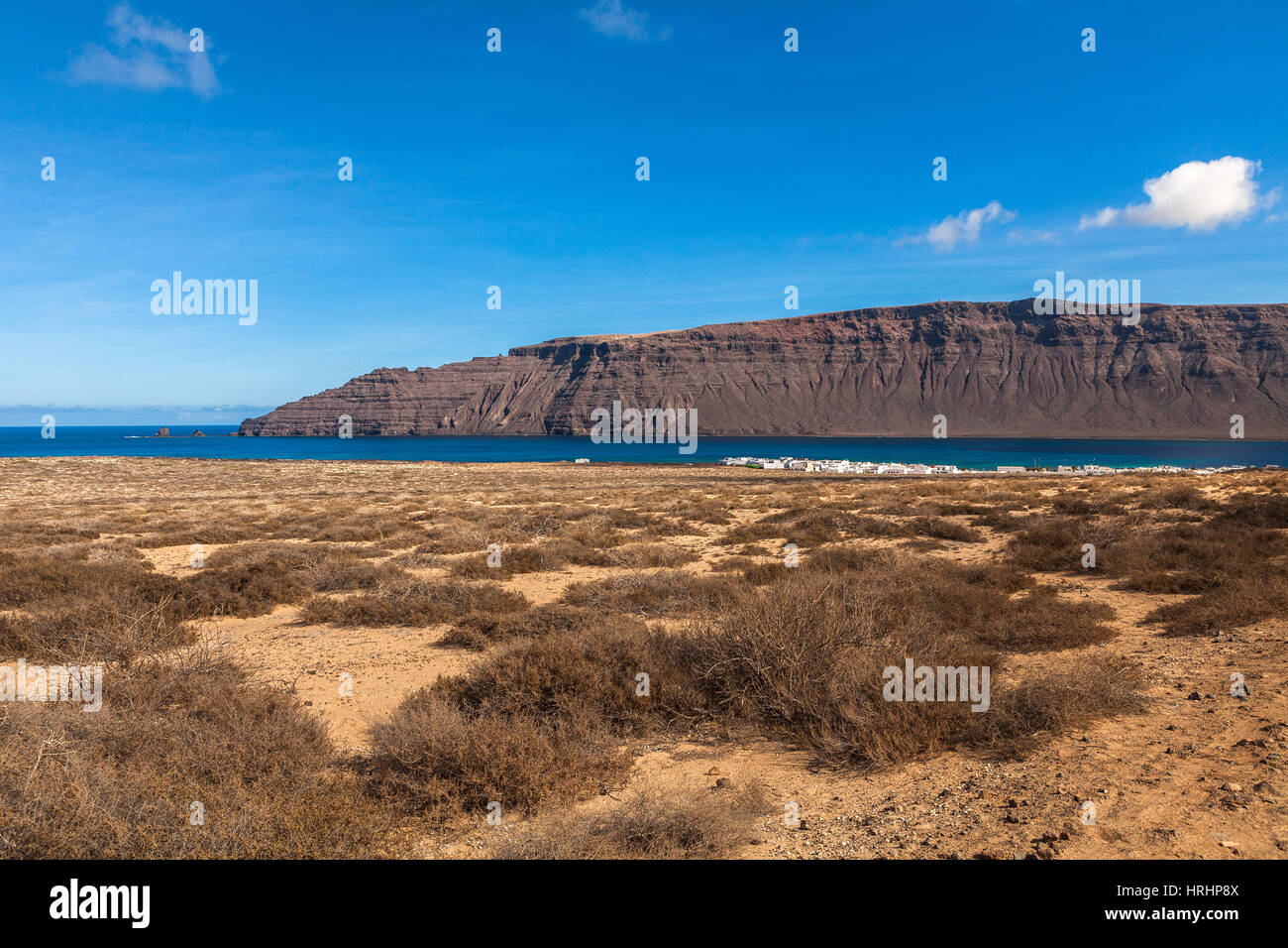 Image de paysage volcanique de Lanzarote, îles Canaries, Espagne Banque D'Images