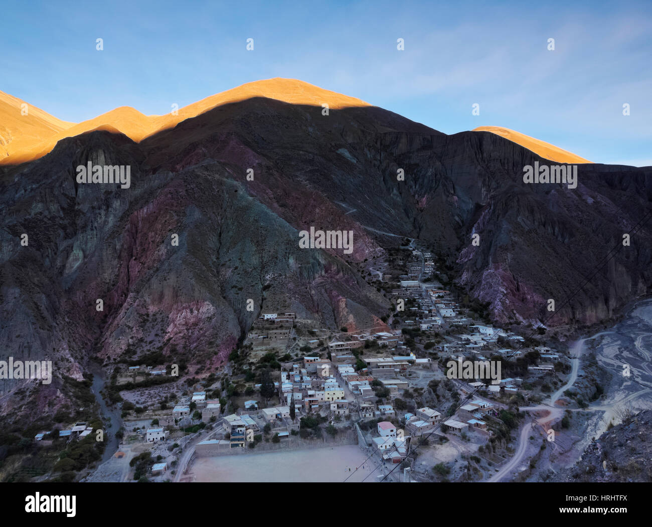 Portrait de l'Iruya, Province de Salta, Argentine Banque D'Images