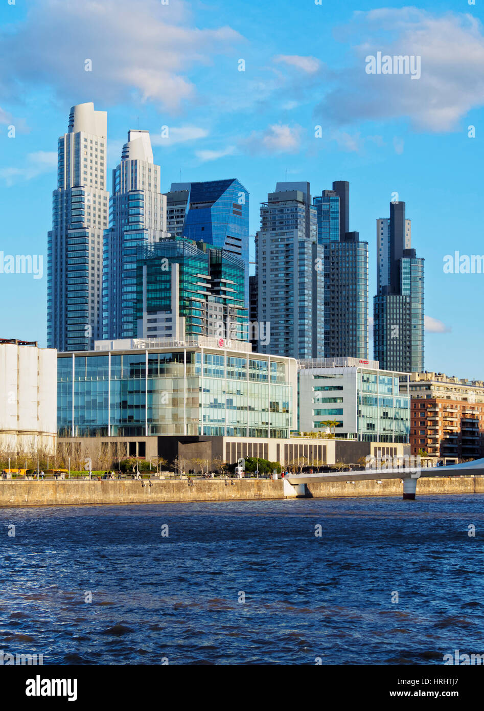 Vue de Puerto Madero, Buenos Aires, la province de Buenos Aires, Argentine Banque D'Images