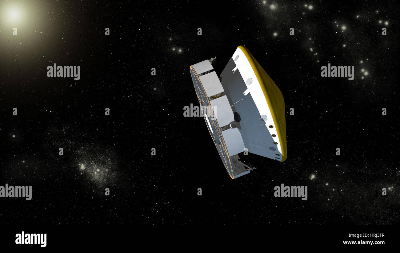 Mars Science Laboratory En route vers Mars Banque D'Images