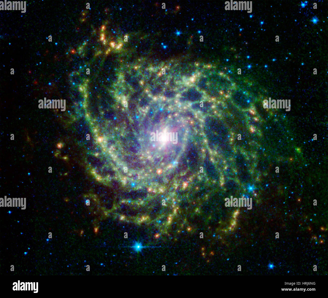 IC 342, Caldwell, Galaxie spirale Intermédiaire 5 Banque D'Images