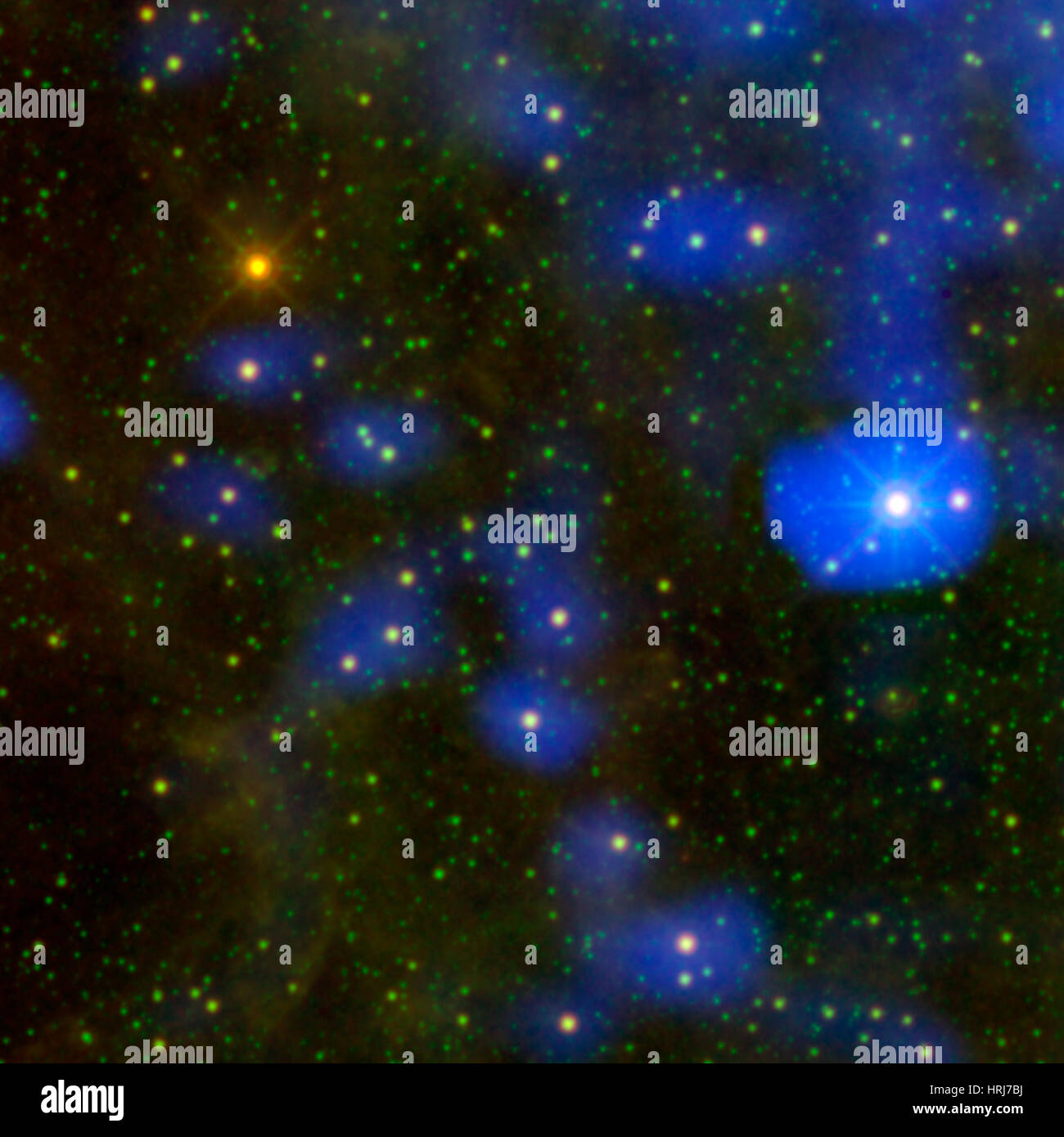 180956.27-330500 J SAGE.2, Dusty Star se distingue des autres Banque D'Images
