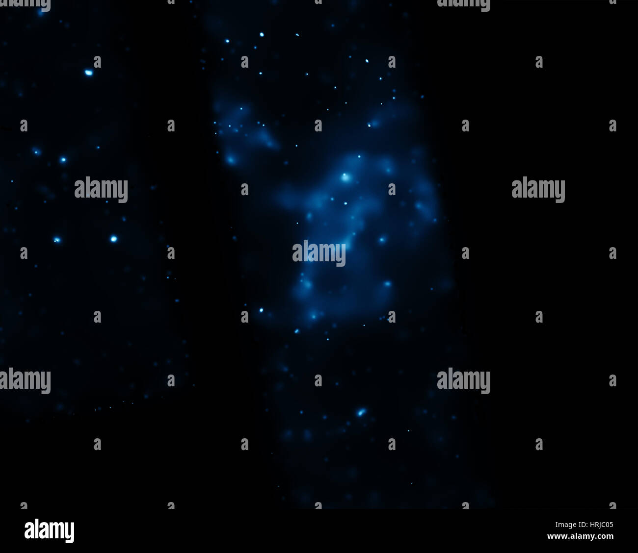 NGC 1929, le LMC N44 Superbubble, X-Ray Banque D'Images