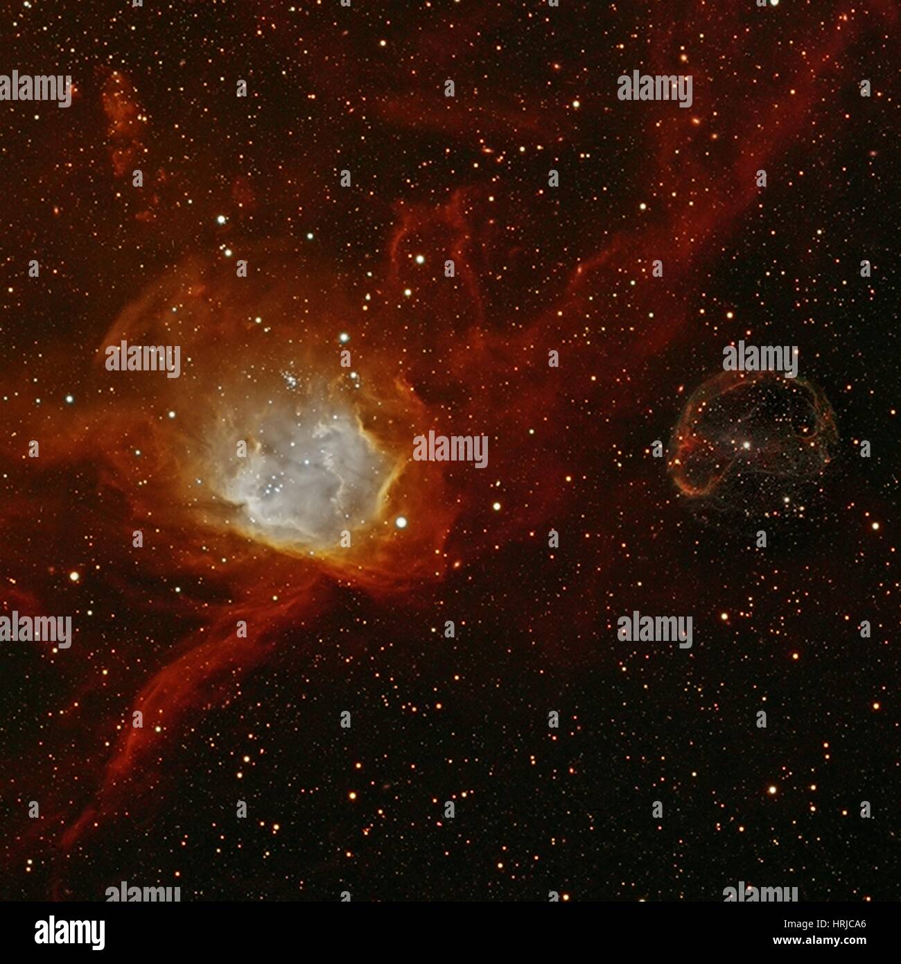 SXP 1062, jeune Pulsar dans le SMC, Optique Banque D'Images