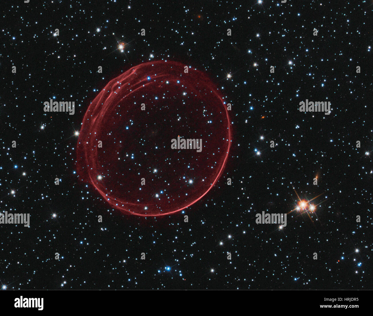 SNR 0509-67.5, Optique, Supernova Banque D'Images