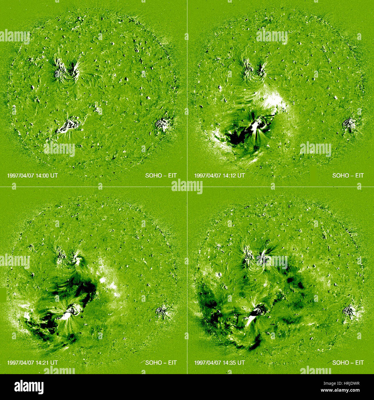 Les ondes de choc, l'énergie solaire, de l'IET 1997 Banque D'Images