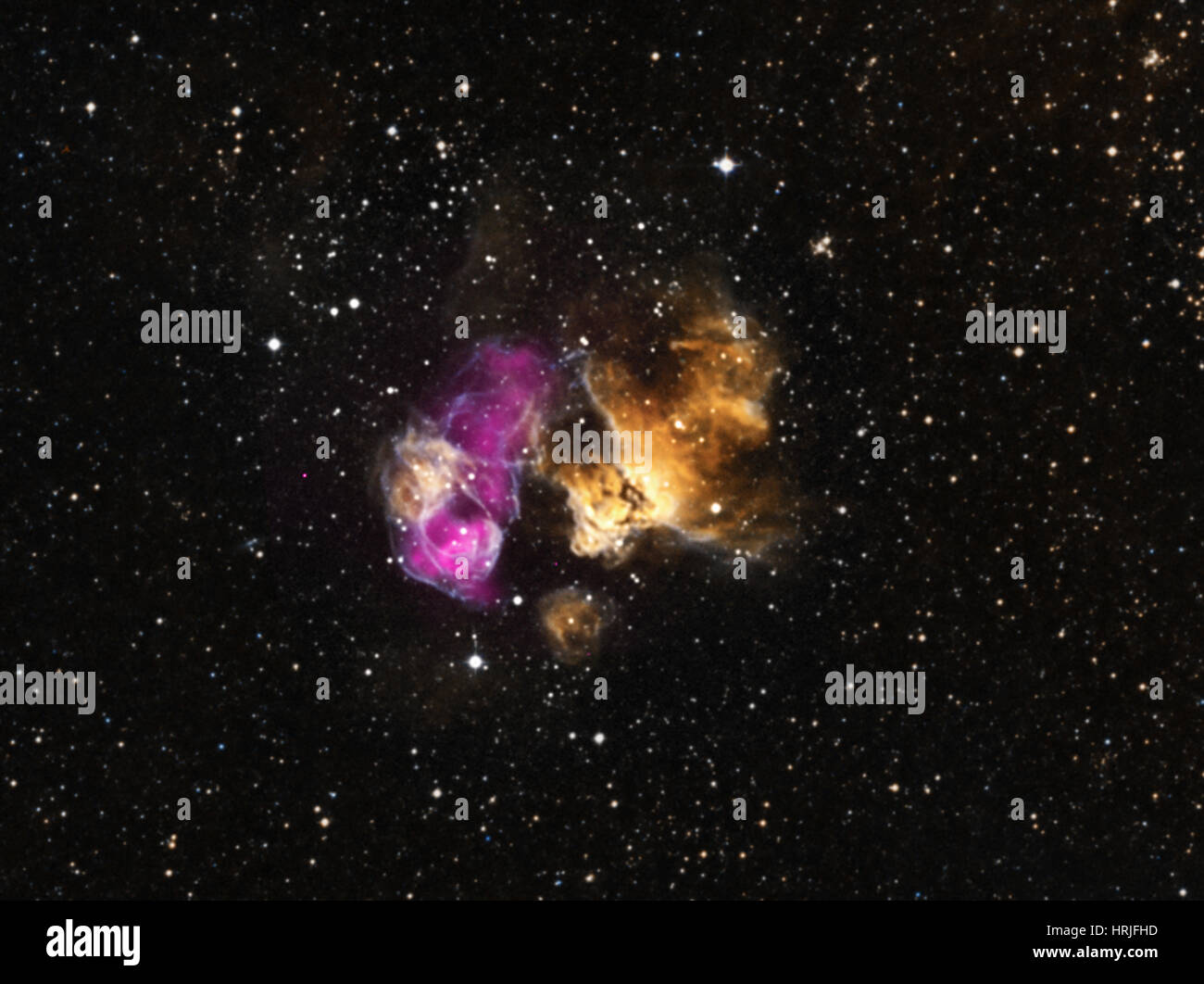 DEM Supernova L241, Composite Banque D'Images