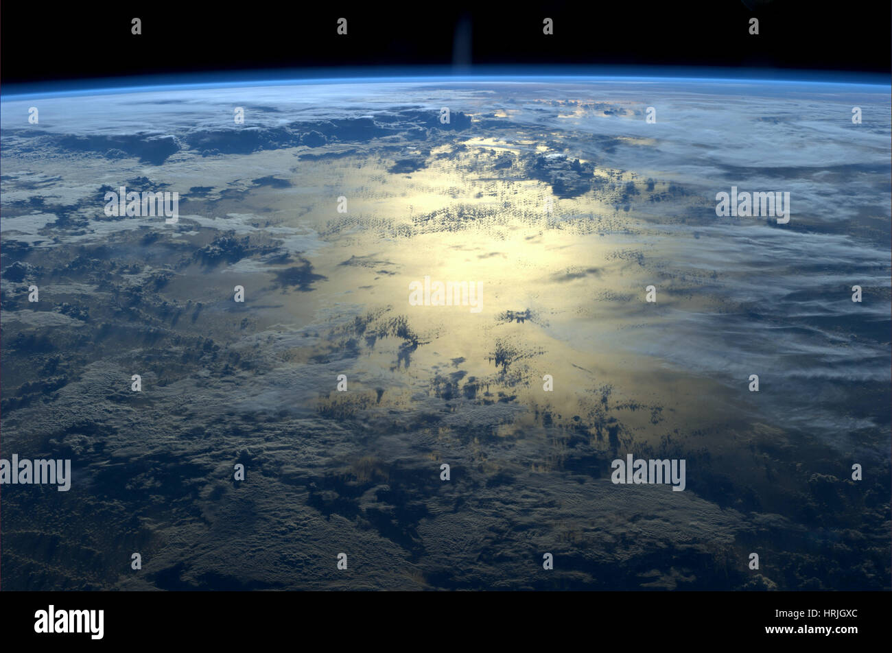 La masse de l'ISS Banque D'Images