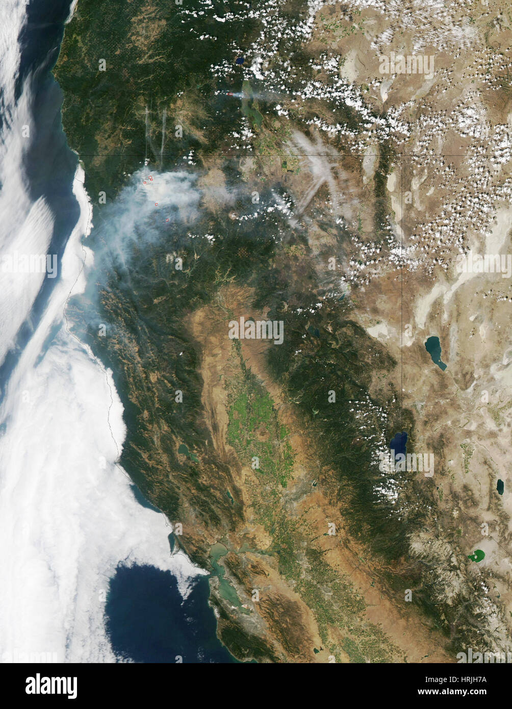Les incendies de Californie, 2014 Banque D'Images