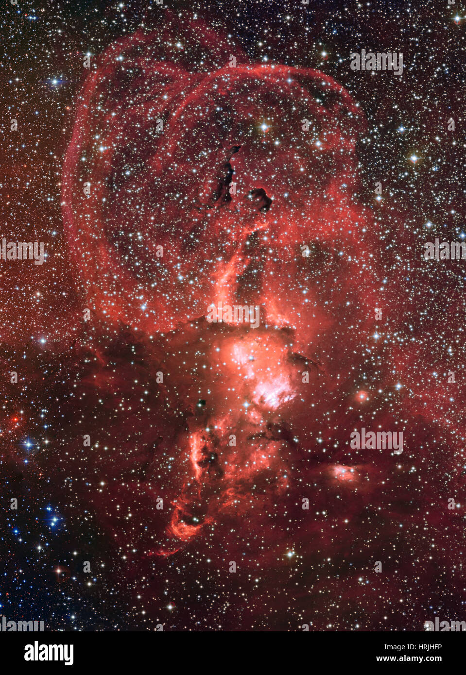 La formation des étoiles dans le sud de la Voie Lactée Banque D'Images