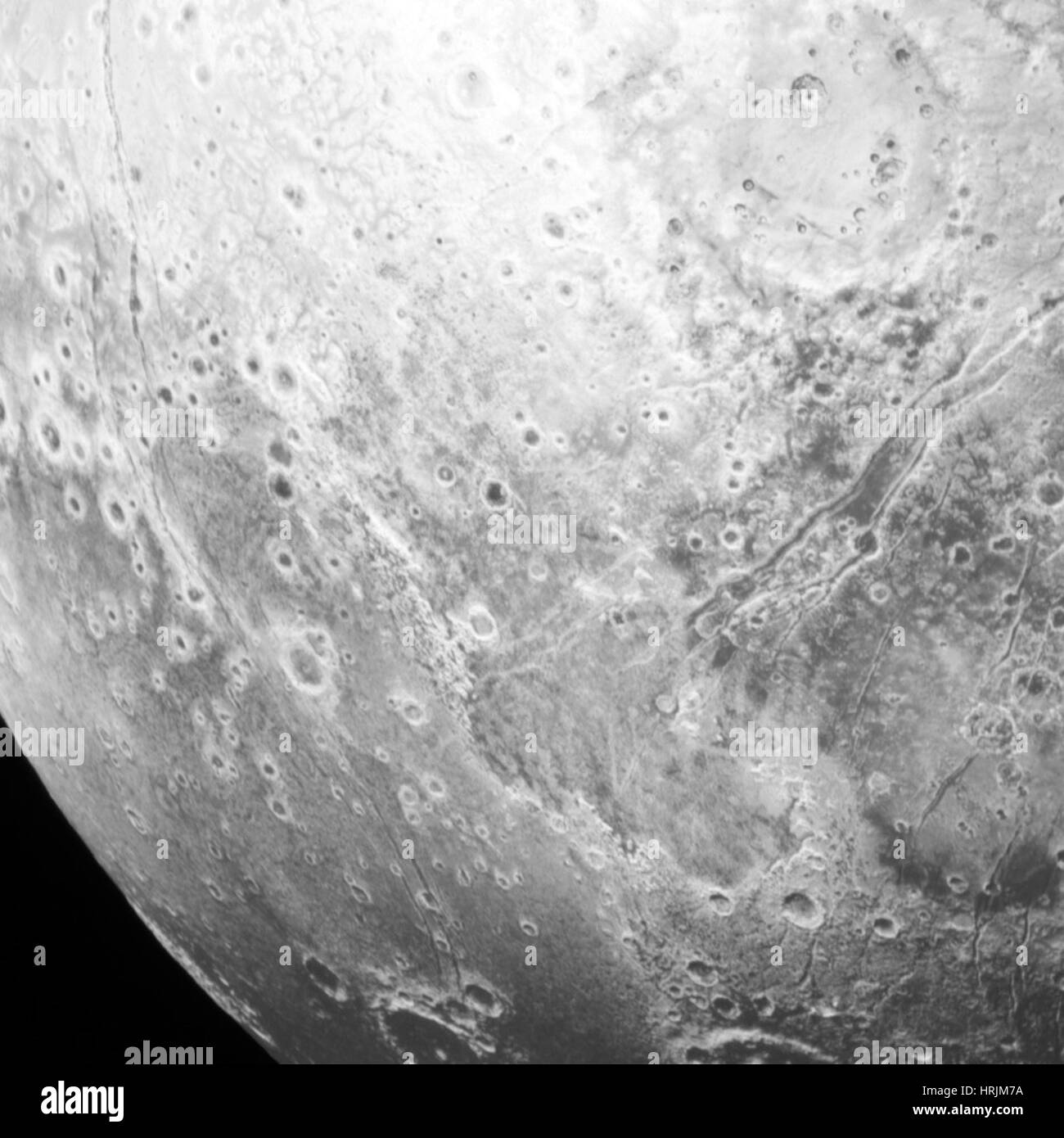 Pluton, LORRI image, 2015 Banque D'Images