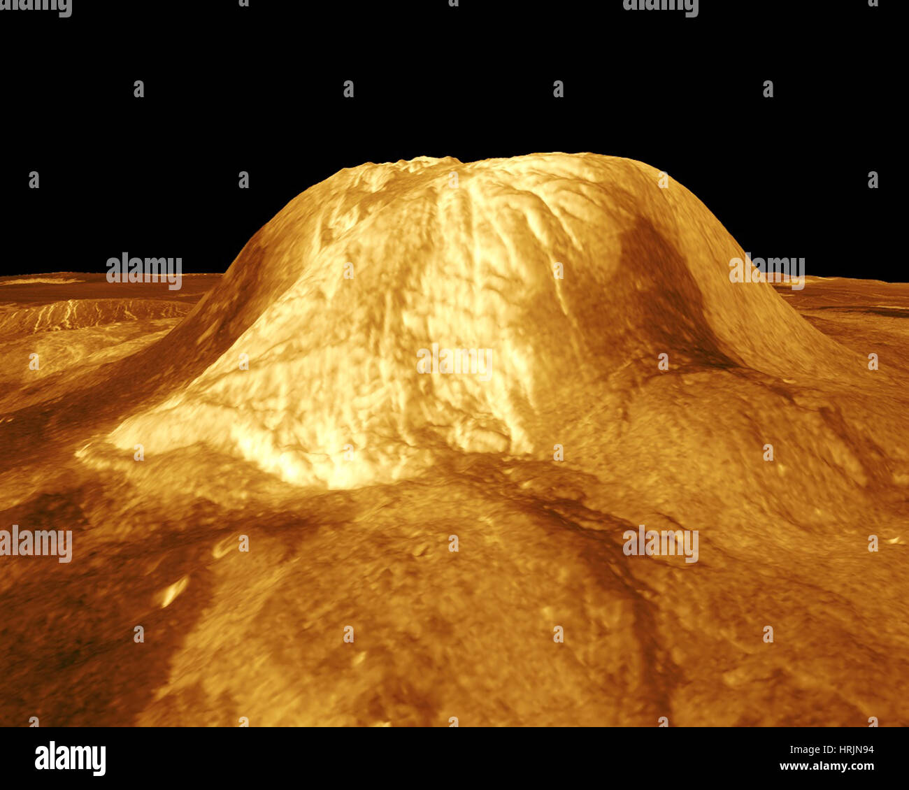 Vénus, Gula Mons Volcano Banque D'Images