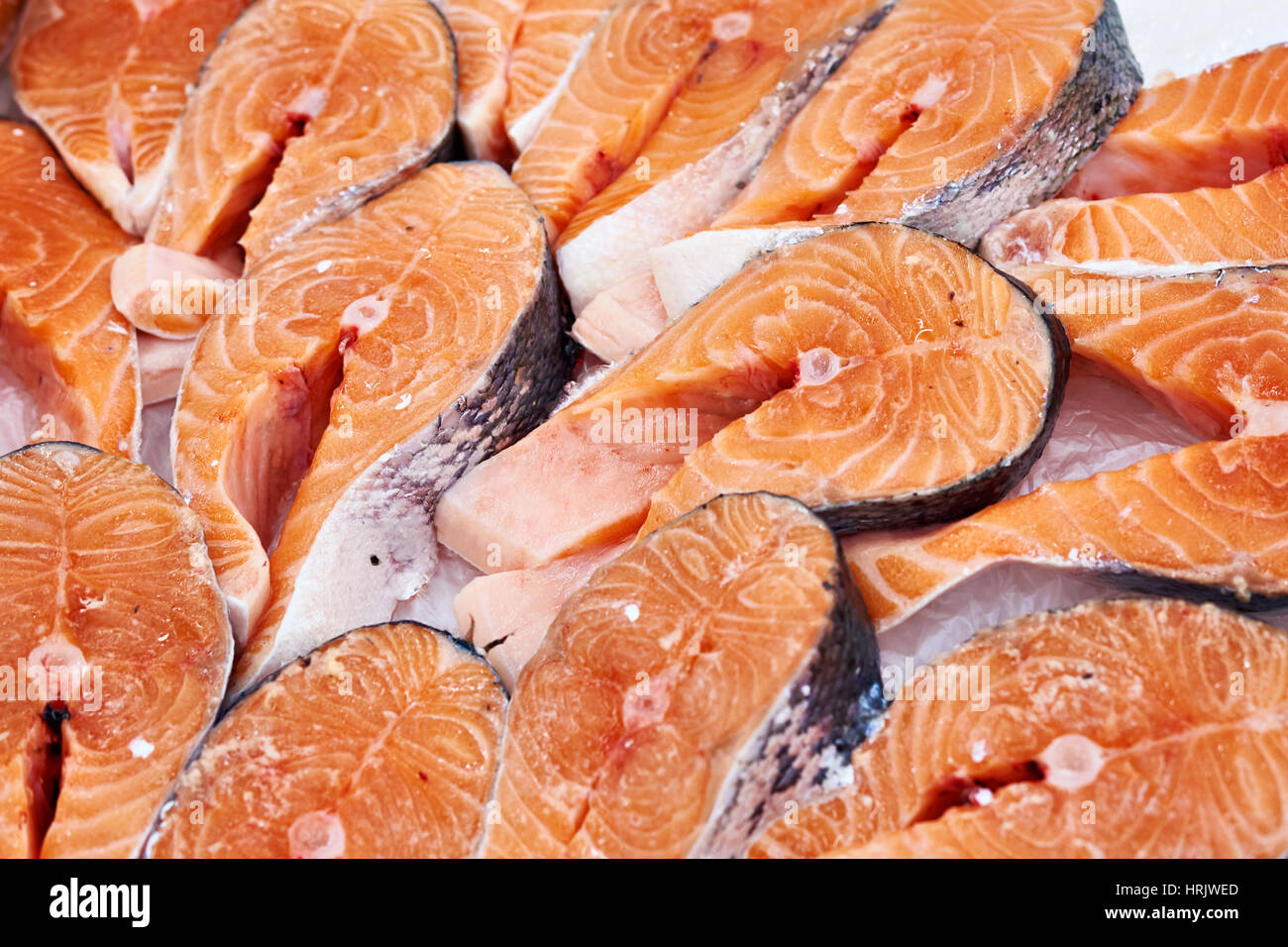 Filet de saumon congelé Banque de photographies et d’images à haute résolution Alamy