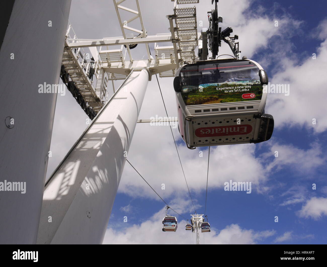 Le Téléphérique Emirates Airline Banque D'Images