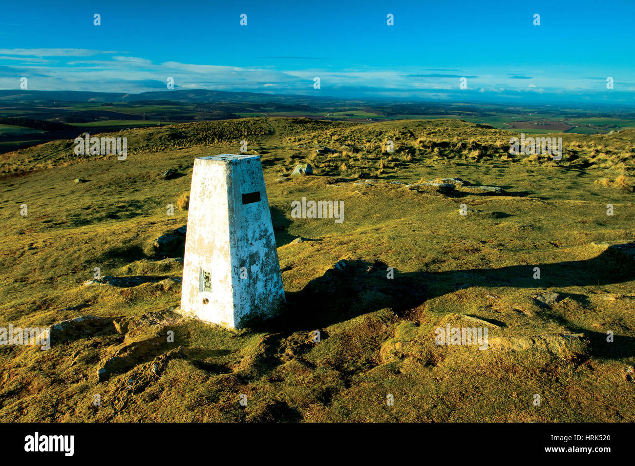 Le Lammermuir Hills de Traprain Law, East Lothian Banque D'Images