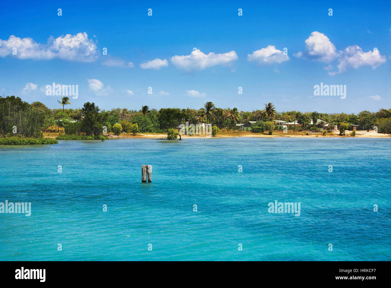 Belle île Thursday Torres Straits, Queensland Australie Banque D'Images