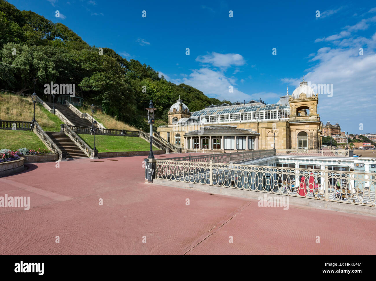 Spa de Scarborough, North Yorkshire, Angleterre. Un beau bâtiment de cette ville balnéaire historique et populaire. Banque D'Images