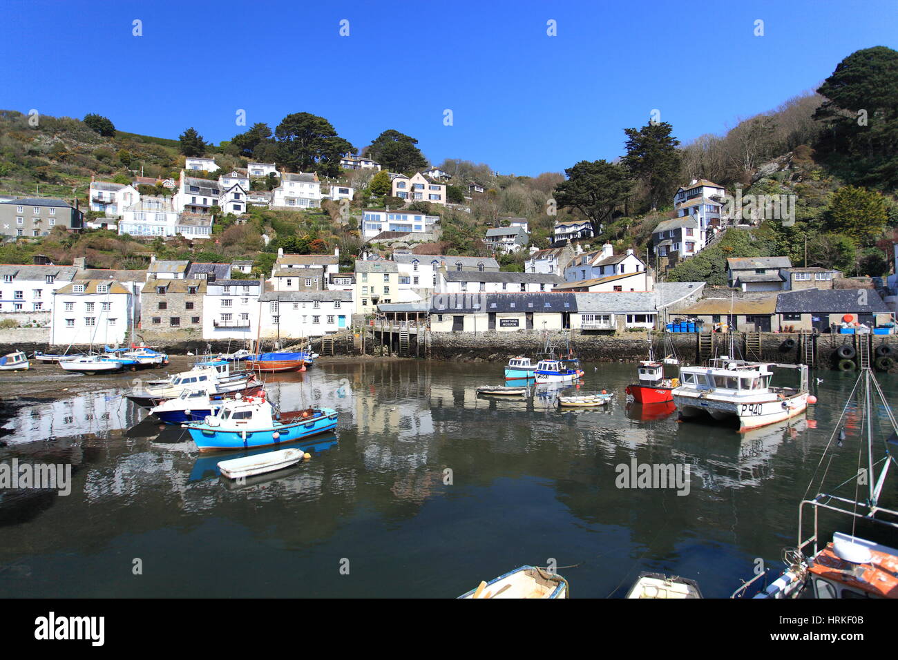 À Cornwall, Angleterre Polperro. Banque D'Images