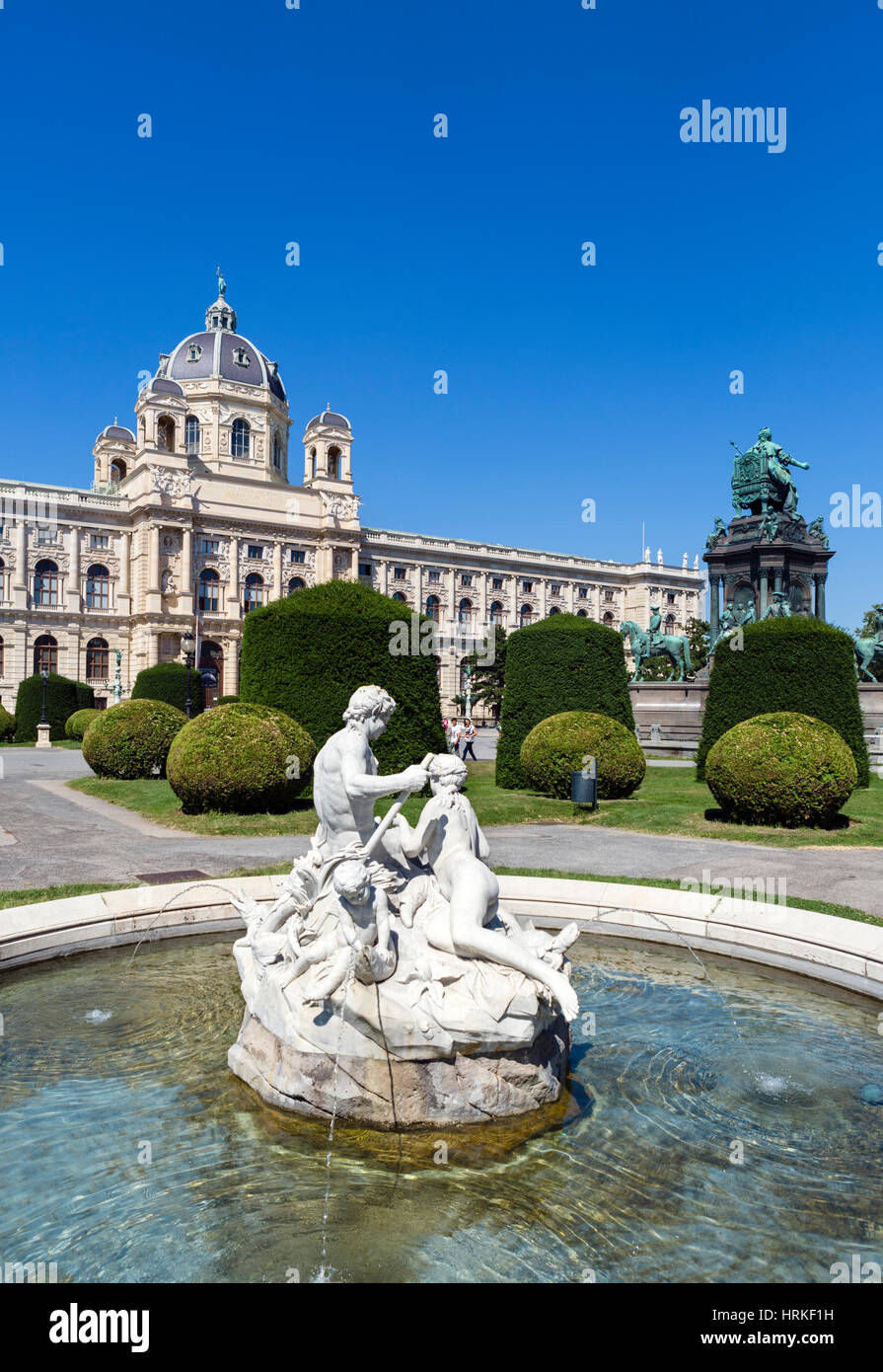 Le Musée d'Histoire Naturelle (Naturhistorisches Museum ), Maria-Theresien-Platz, Vienne, Autriche Banque D'Images