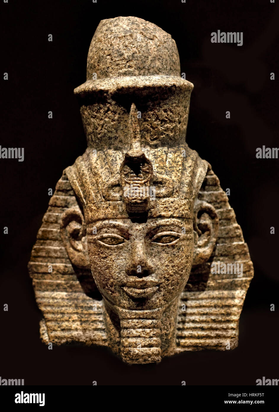Statue en granit d'Amenhotep III. 18ème dynastie de l'Égypte Banque D'Images