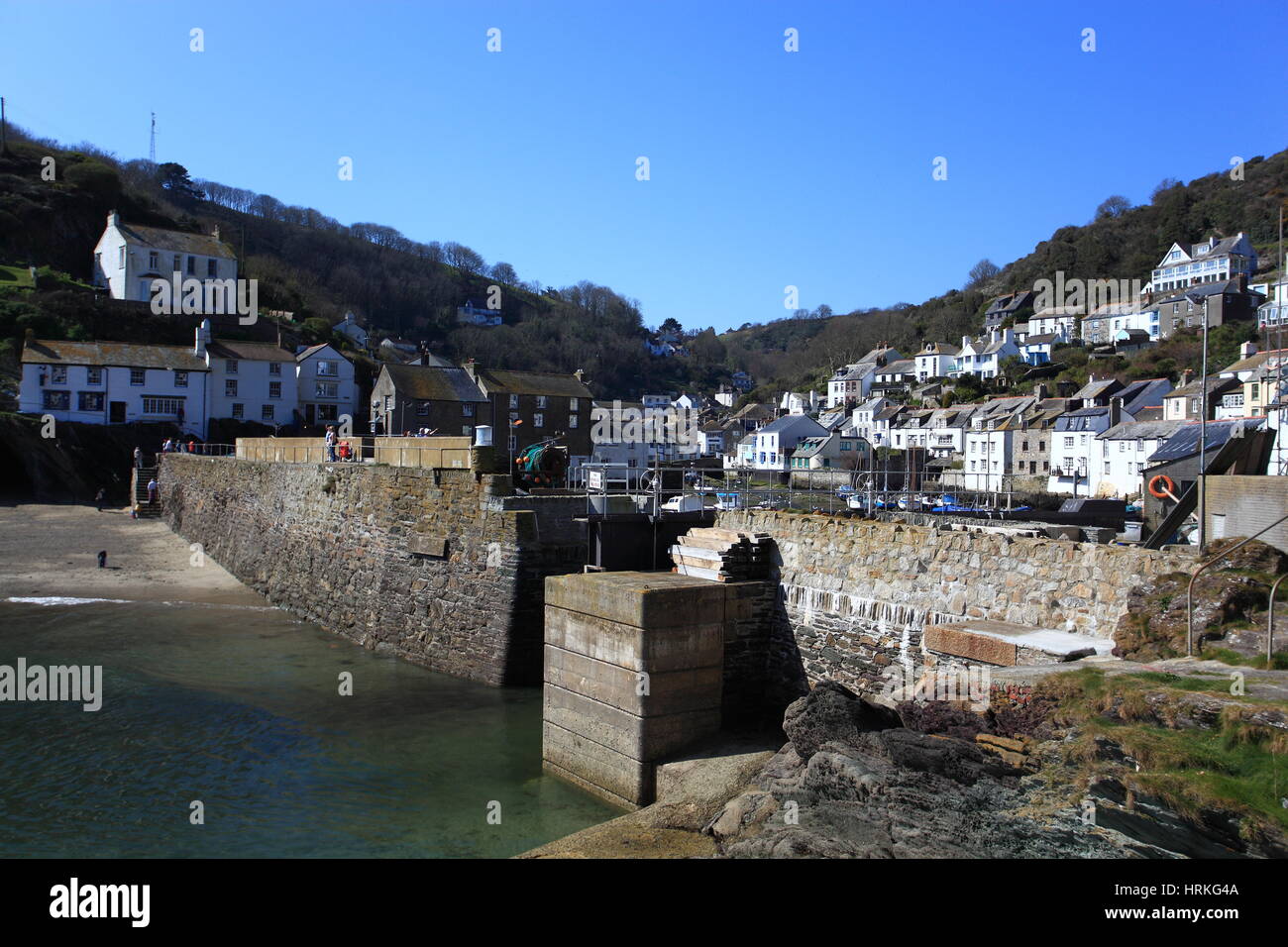 À Cornwall, Angleterre Polperro. Banque D'Images