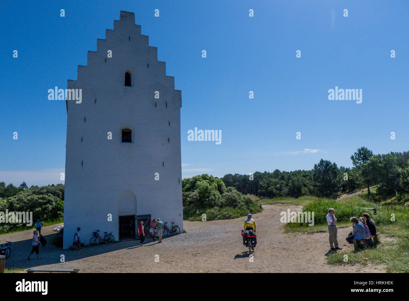 L'Église (Sand-Covered danois : Den Tilsandede Kirke, aussi traduit par l'Église, et enterré aussi connu sous le nom de vieille église Skagen) est le nom donné à Banque D'Images