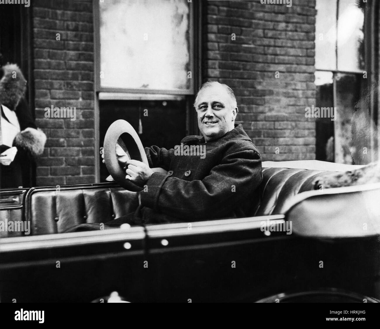 Franklin D. Roosevelt, 32e président des États-Unis Banque D'Images