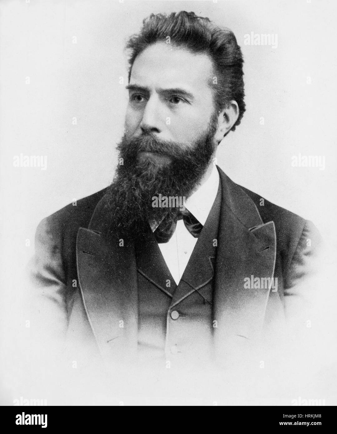 Wilhelm Röntgen, Physicien allemand Banque D'Images