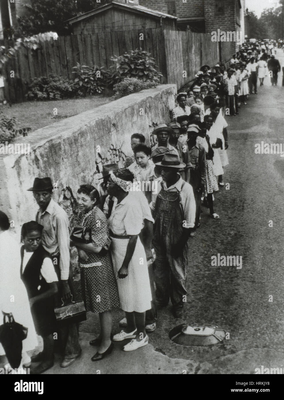 Les électeurs de la Géorgie, 1960 Banque D'Images