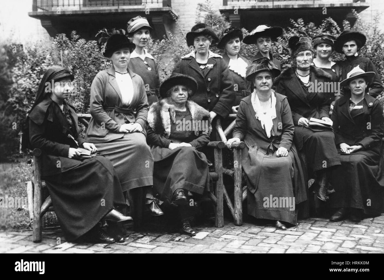 Les suffragettes du 19e siècle Banque D'Images