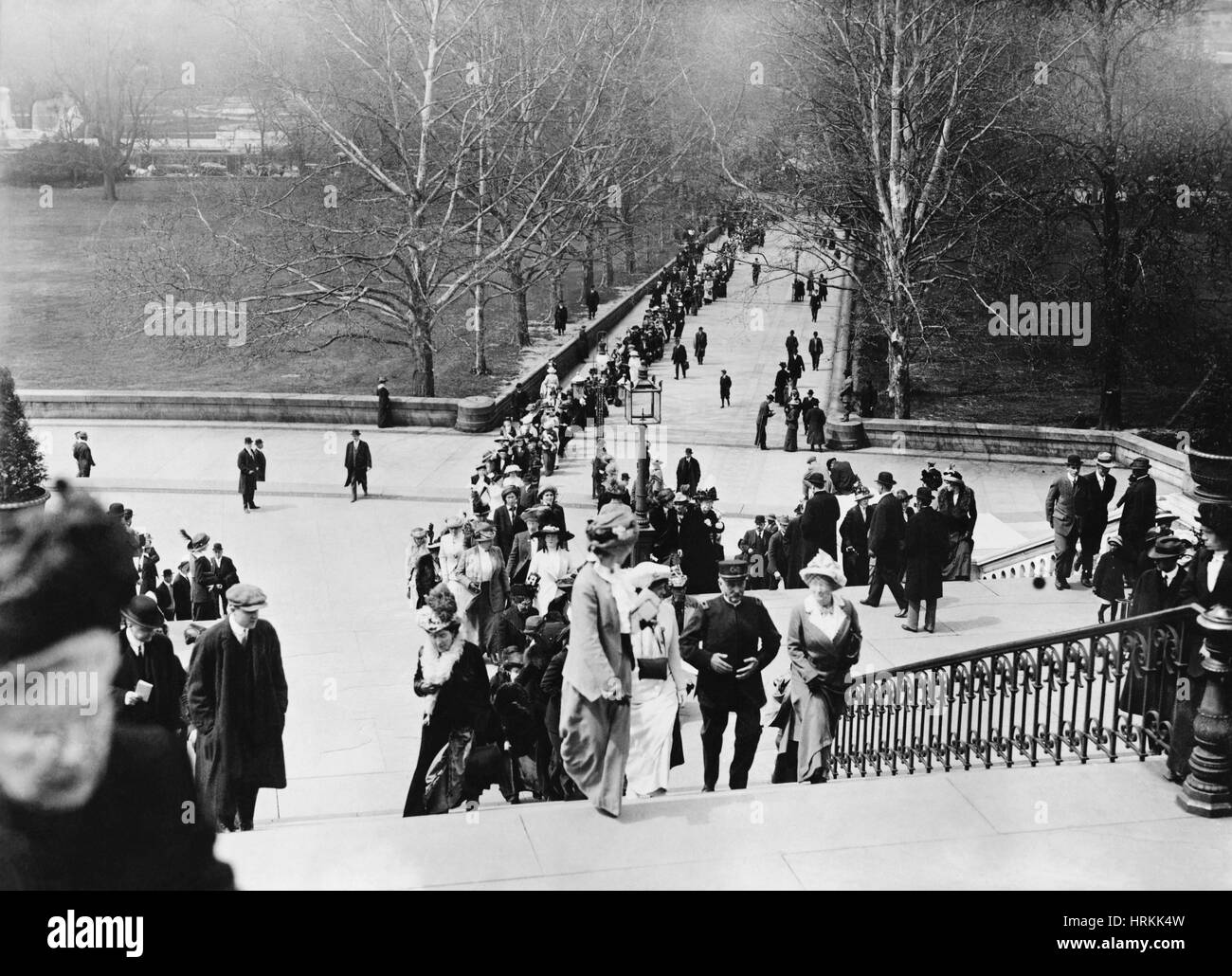 Les suffragettes au Capitol, 1913 Banque D'Images