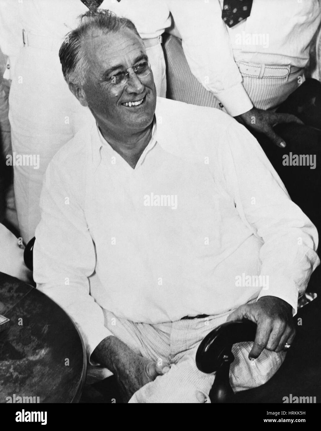 Franklin D. Roosevelt, 32e président des États-Unis Banque D'Images