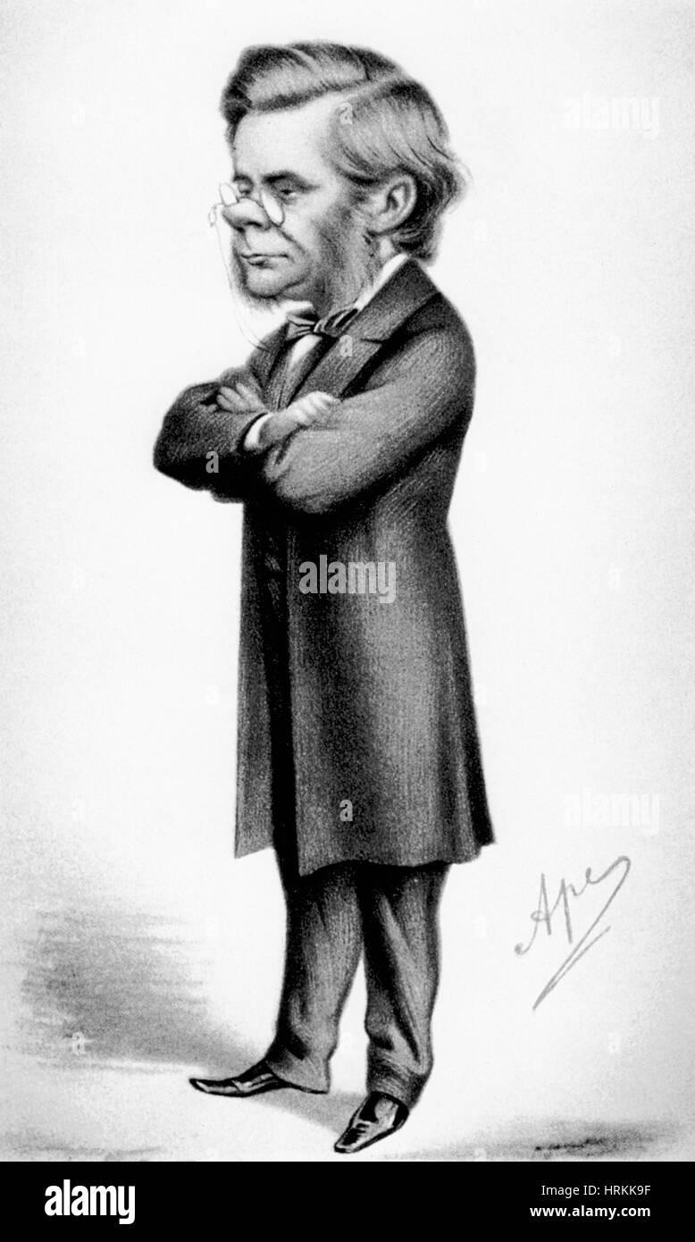 Thomas Huxley, biologiste Anglais Banque D'Images