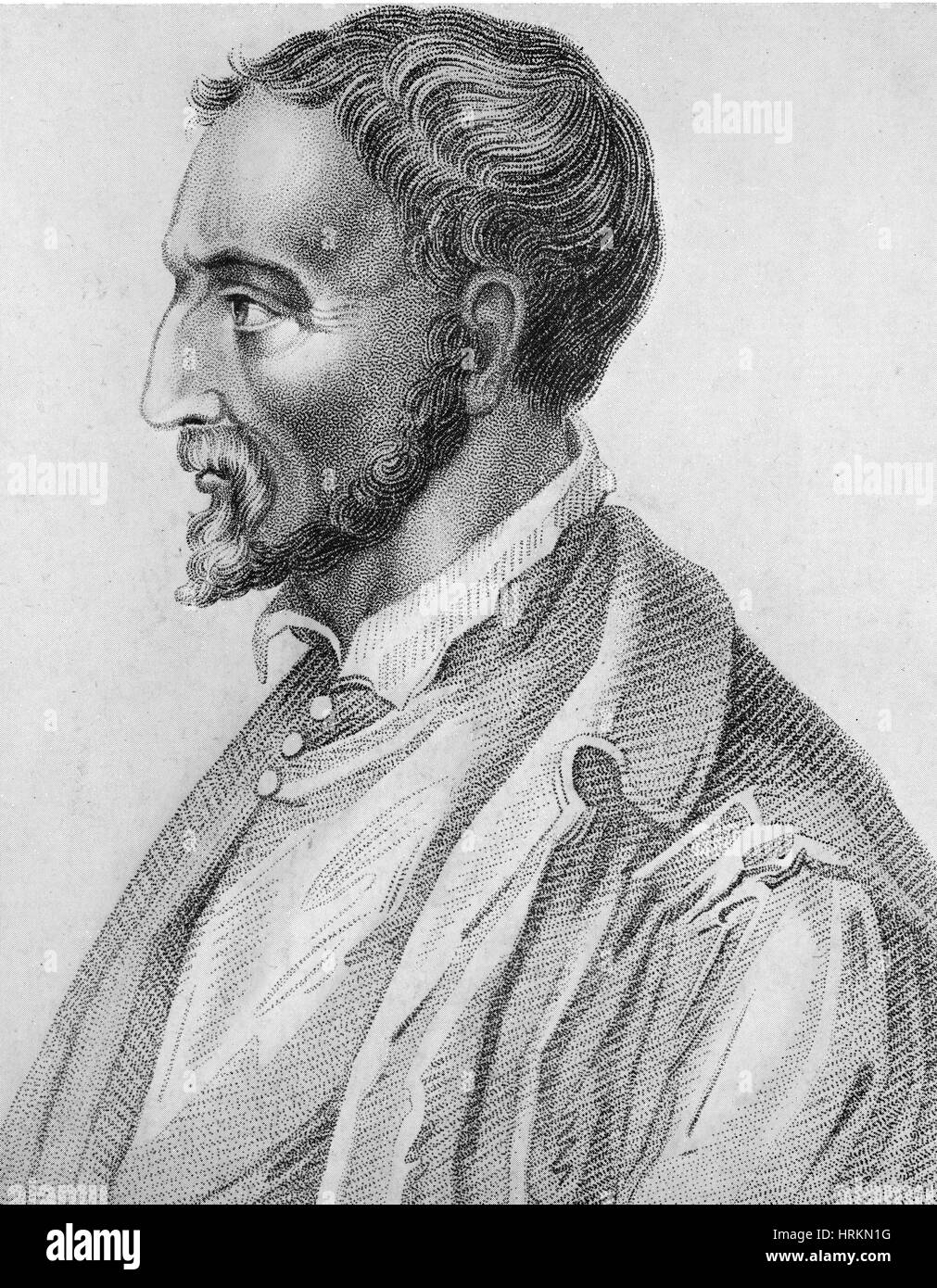 Girolamo Cardano, mathématicien italien Banque D'Images