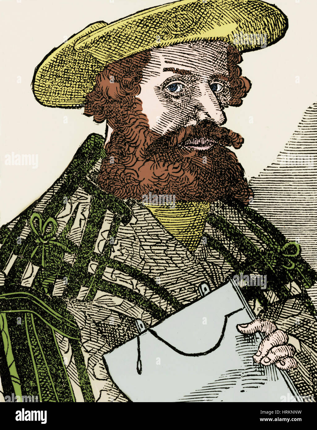 Claude Ptolémée, mathématicien gréco-romain Banque D'Images