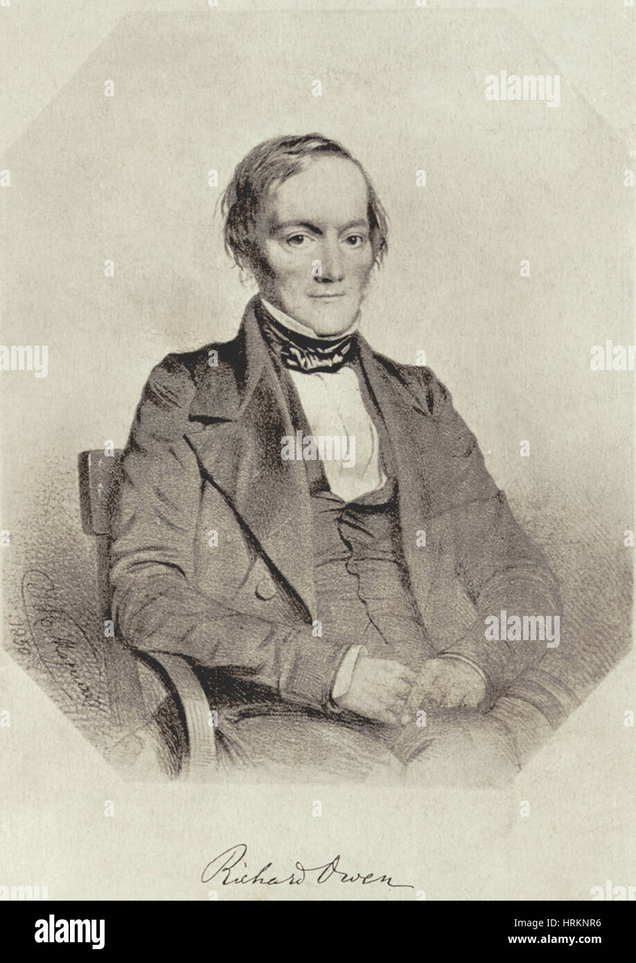 Richard Owen, paléontologue Anglais Banque D'Images