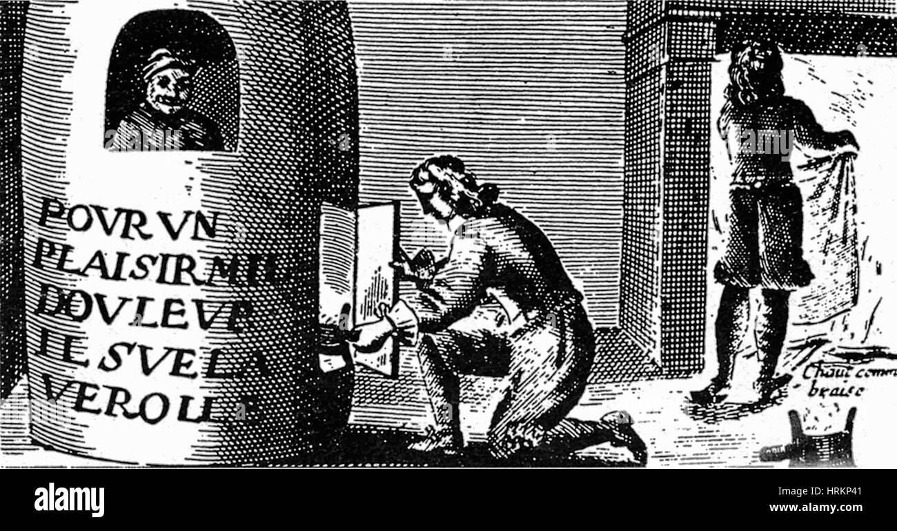 Traitement de la syphilis, 16e siècle Banque D'Images