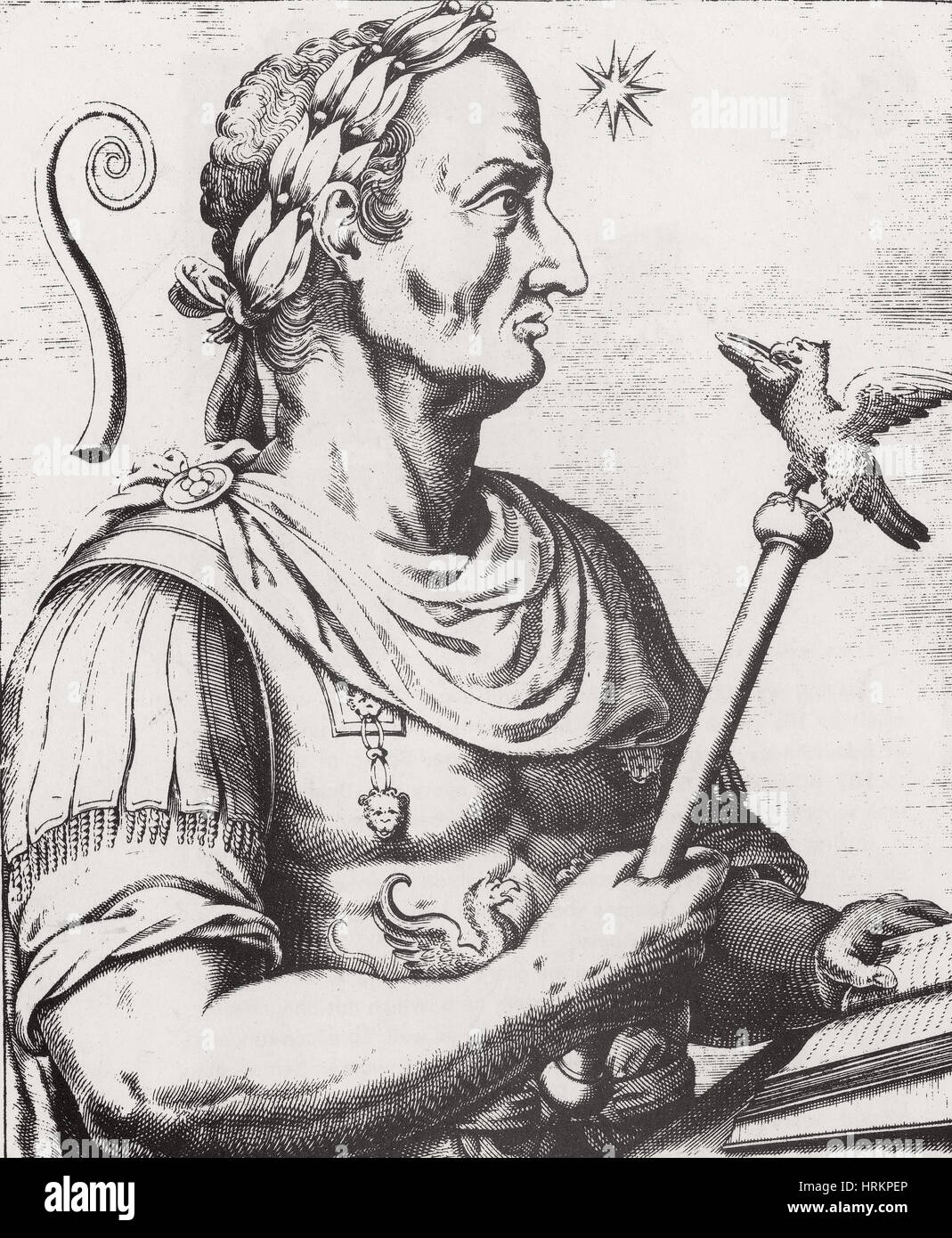 Jules César, général et homme d'état Romain Banque D'Images