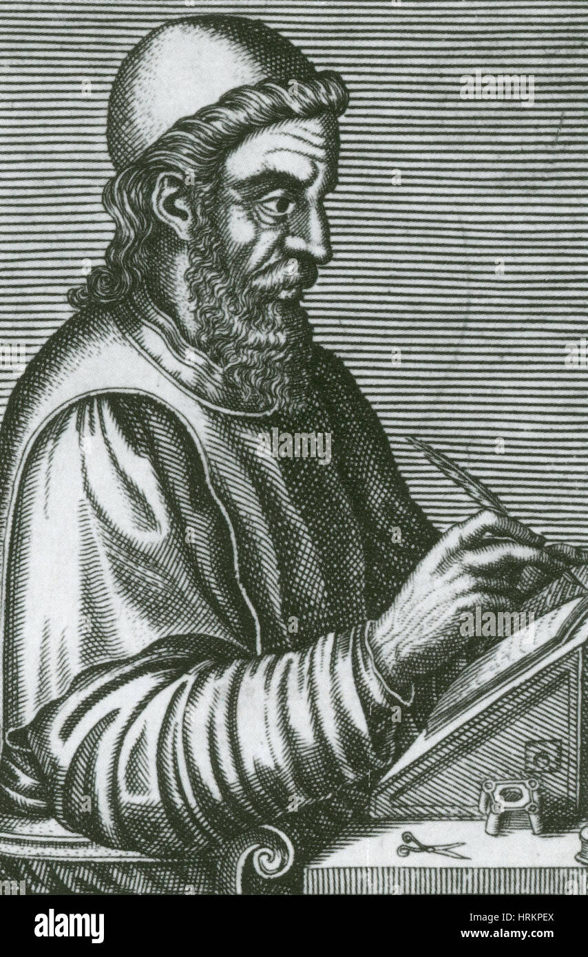 Saint Bède, le père de l'histoire anglaise Banque D'Images