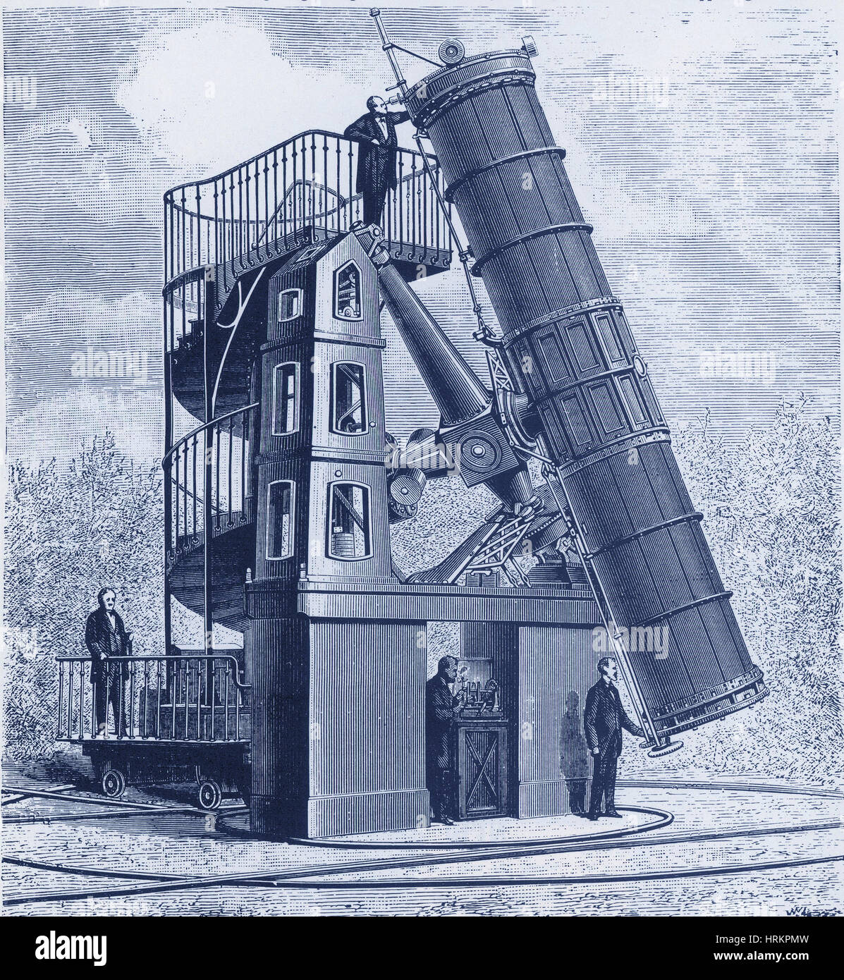 Télescope de l'Observatoire de Paris Banque D'Images